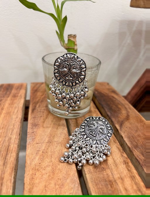 Peacock Chime Jhumkas
